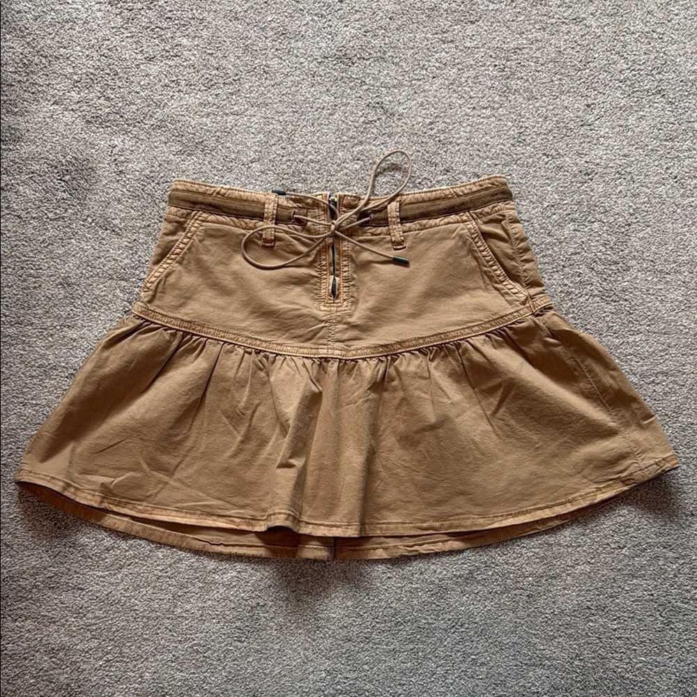 American Eagle Outfitters Tan Mini Skirt